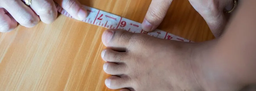 Guía de tallas en centimetros para medir tu talla de zapatos